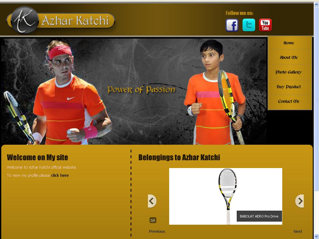 Tennis Website Design by Hafizkhurram.com.jpg